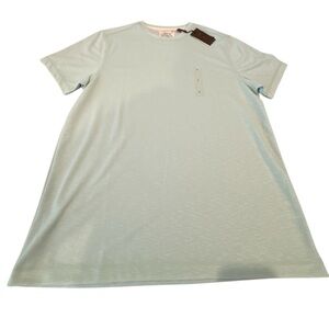 Tasso Elba Men’s Short Sleeve Shirt, NWT, Size-L, Color-Mint Green